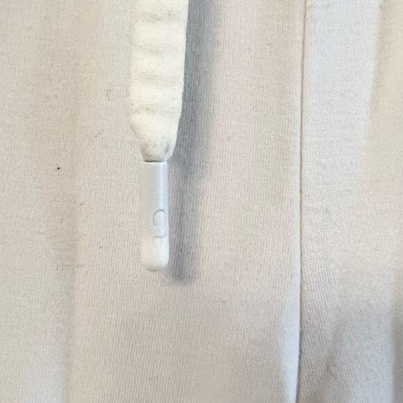 Cozy Earth Bamboo Jogger cream white stretchy knit lounge pajamas soft spring M - Picture 5 of 14